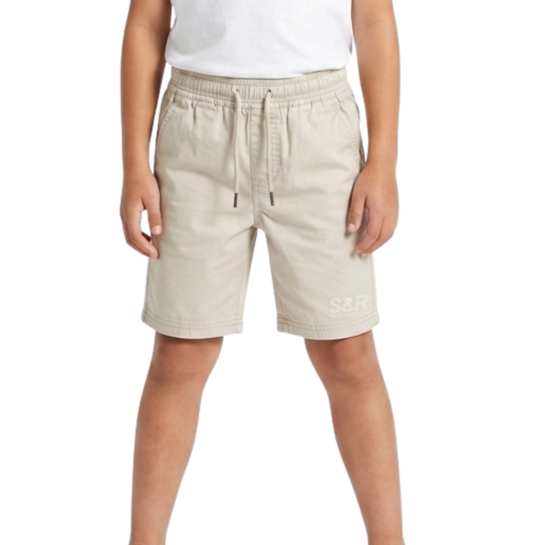Cotton Tree Boys Pull-on String Shorts Gray